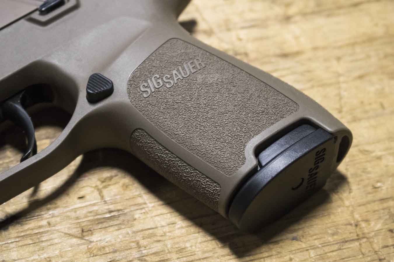SIG SAUER P320 Compact 9mm Flat Dark Earth Police Trade-in Pistols with Night Sights (Very Good Condition)